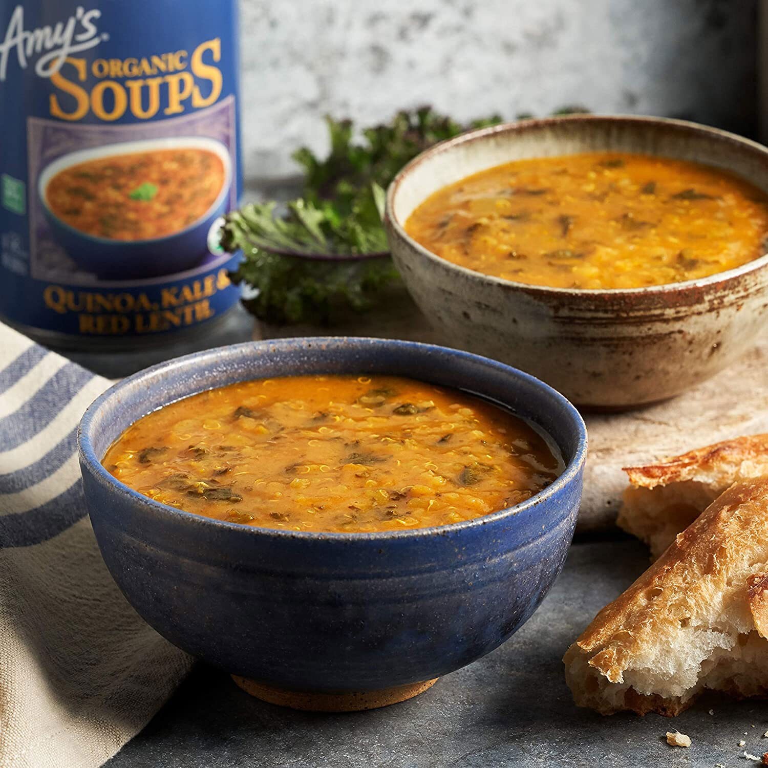 Amy’s Organic Quinoa, Kale & Red Lentil Soup – 14.4 oz