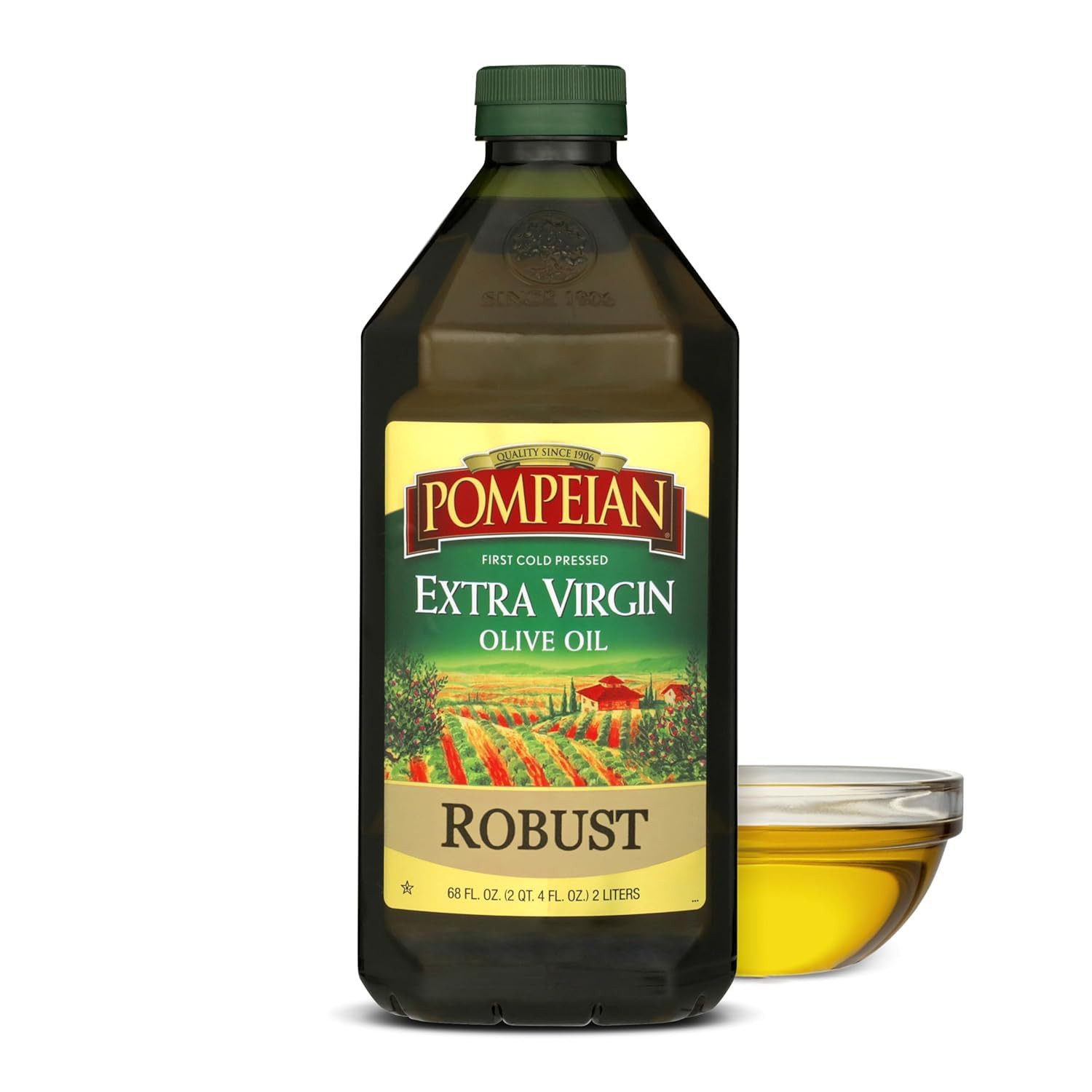 Robust Extra Virgin Olive Oil – 101 Fl Oz (3 L) First Cold Pressed Olive Oil for