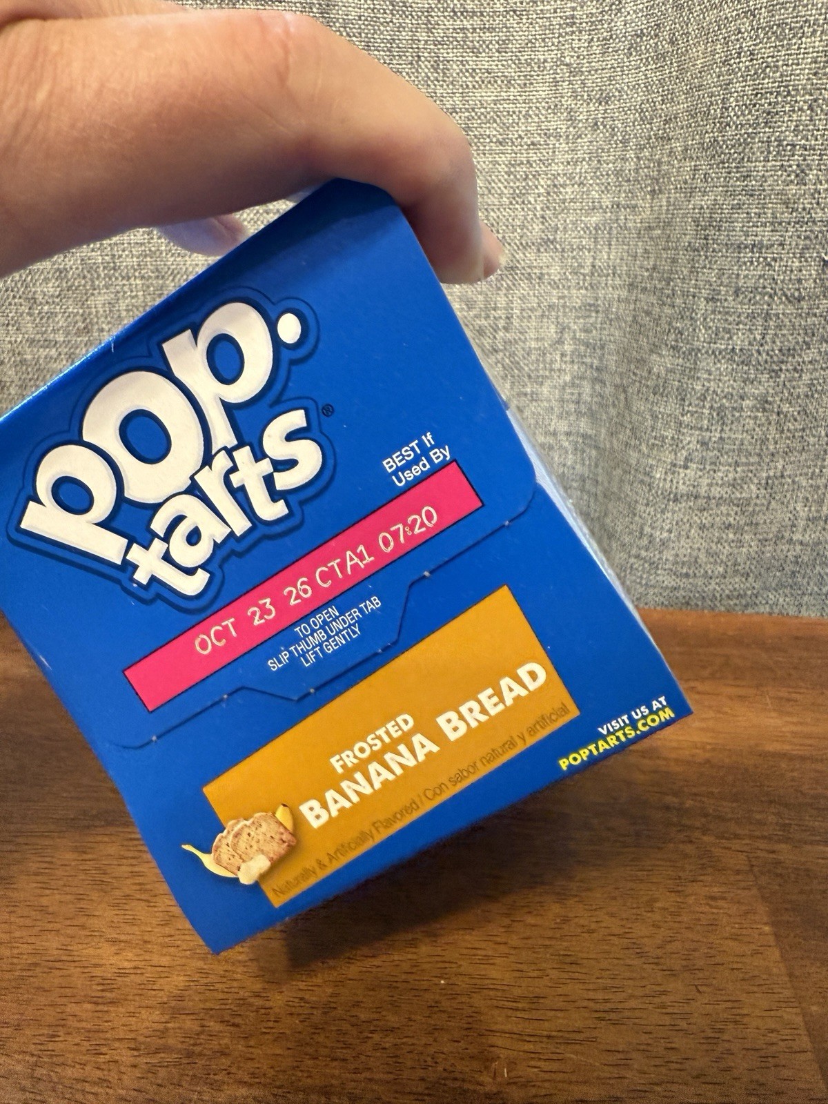 Kellogg’s Pop Tarts FROSTED BANANA BREAD Toaster Pastries 10/2026