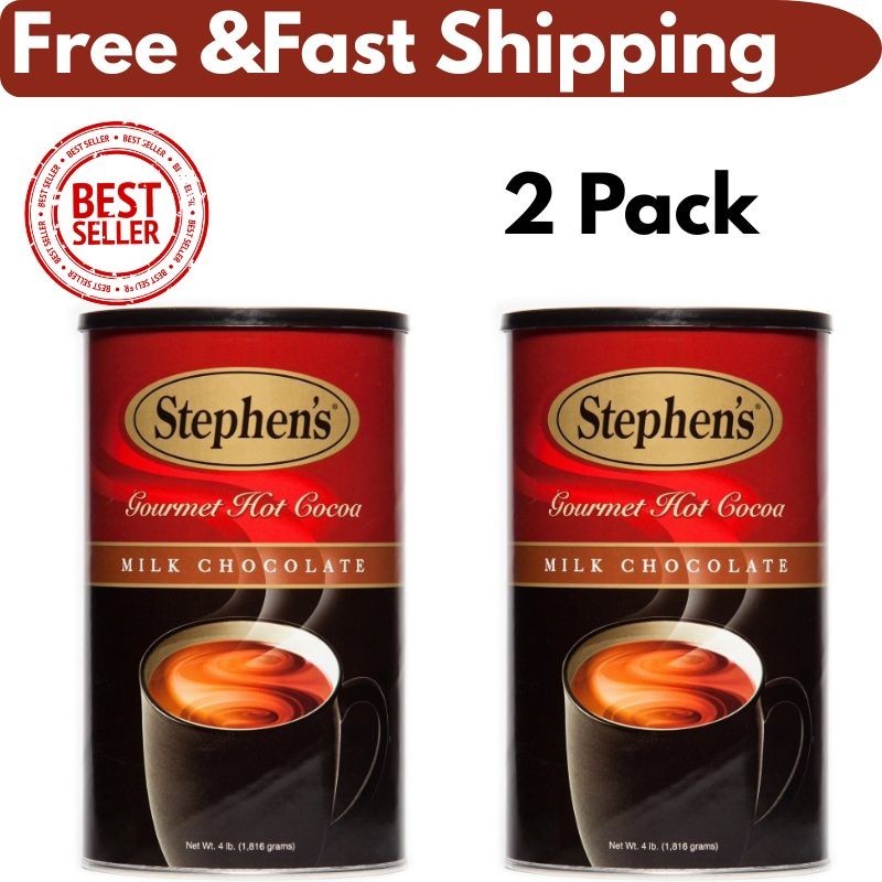 2 Pack Stephen’s Gourmet Milk Chocolate Hot Cocoa 4 lbs. Best Price