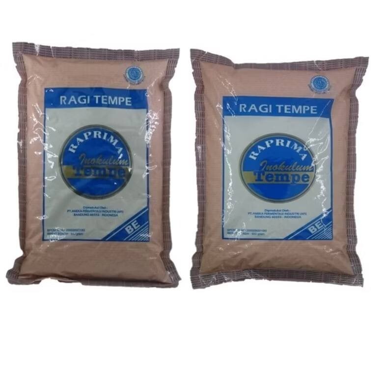 10x Raprima Tempeh Rahi Tempe 500g Starter Inoculum Tempeh Soya Protein