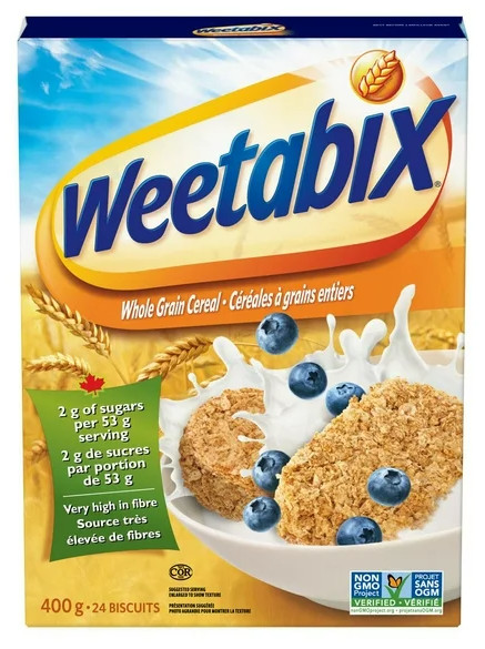Weetabix Whole Grain Cereal, 400g