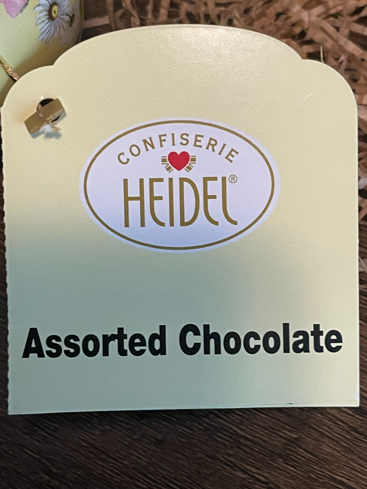 Heidel Unopened Easter Tin Filled with Chocolates Lot of 3 Exp. 11/2026