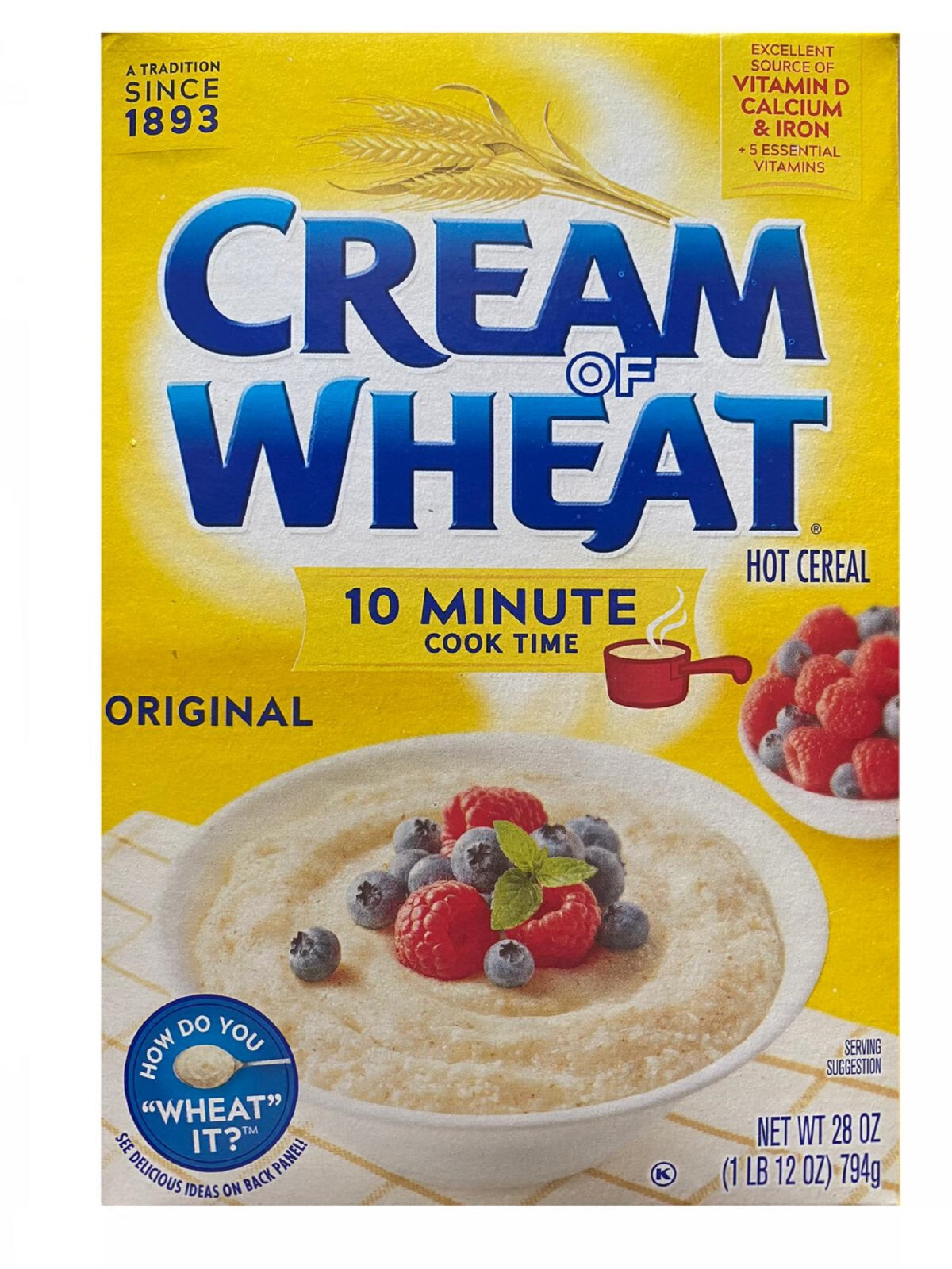 Cream Of Wheat Hot Cereal 28 oz 2 PACK