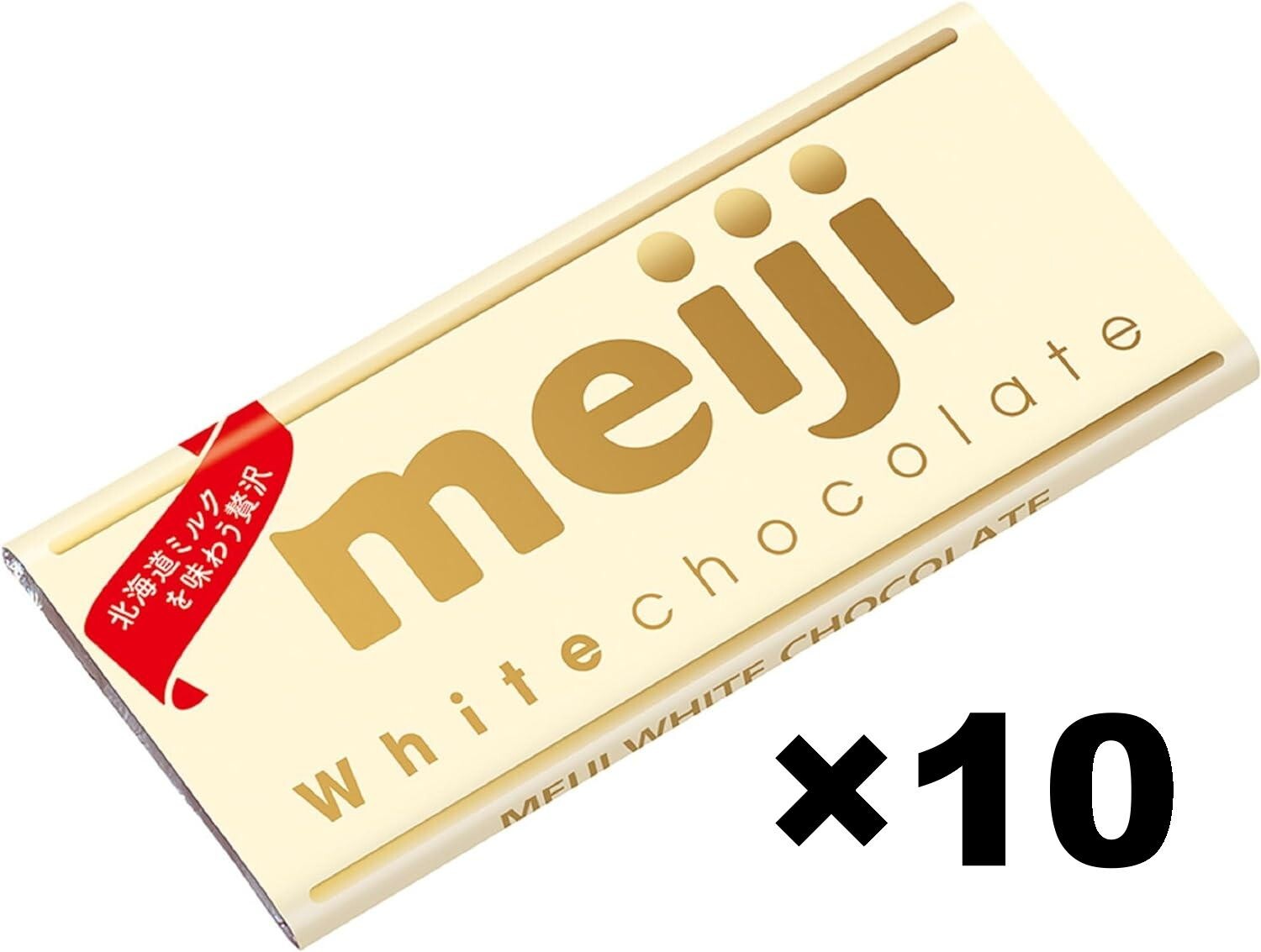 Meiji white chocolate 40g x 10 pieces /Meiji /Direct from Japan