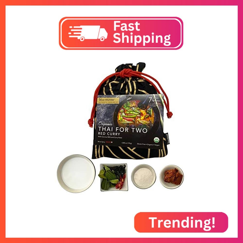 Verve Culture Thai for Two – Thai Red Curry | USDA Organic, Vegan, Gluten-Free |