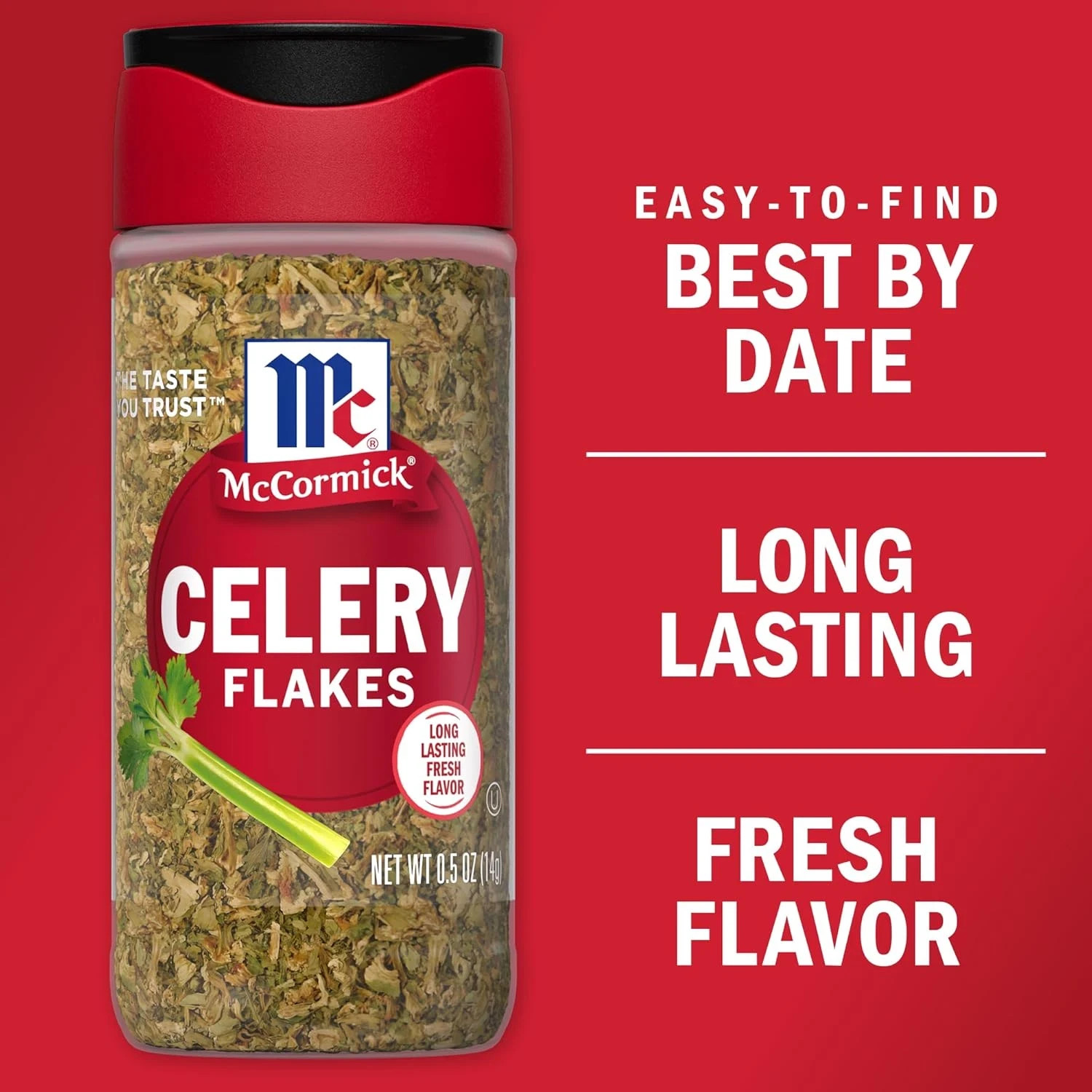 Mccormick Celery Flakes 0.5oz Dried Celery for Soups Stews Salads Seasoning