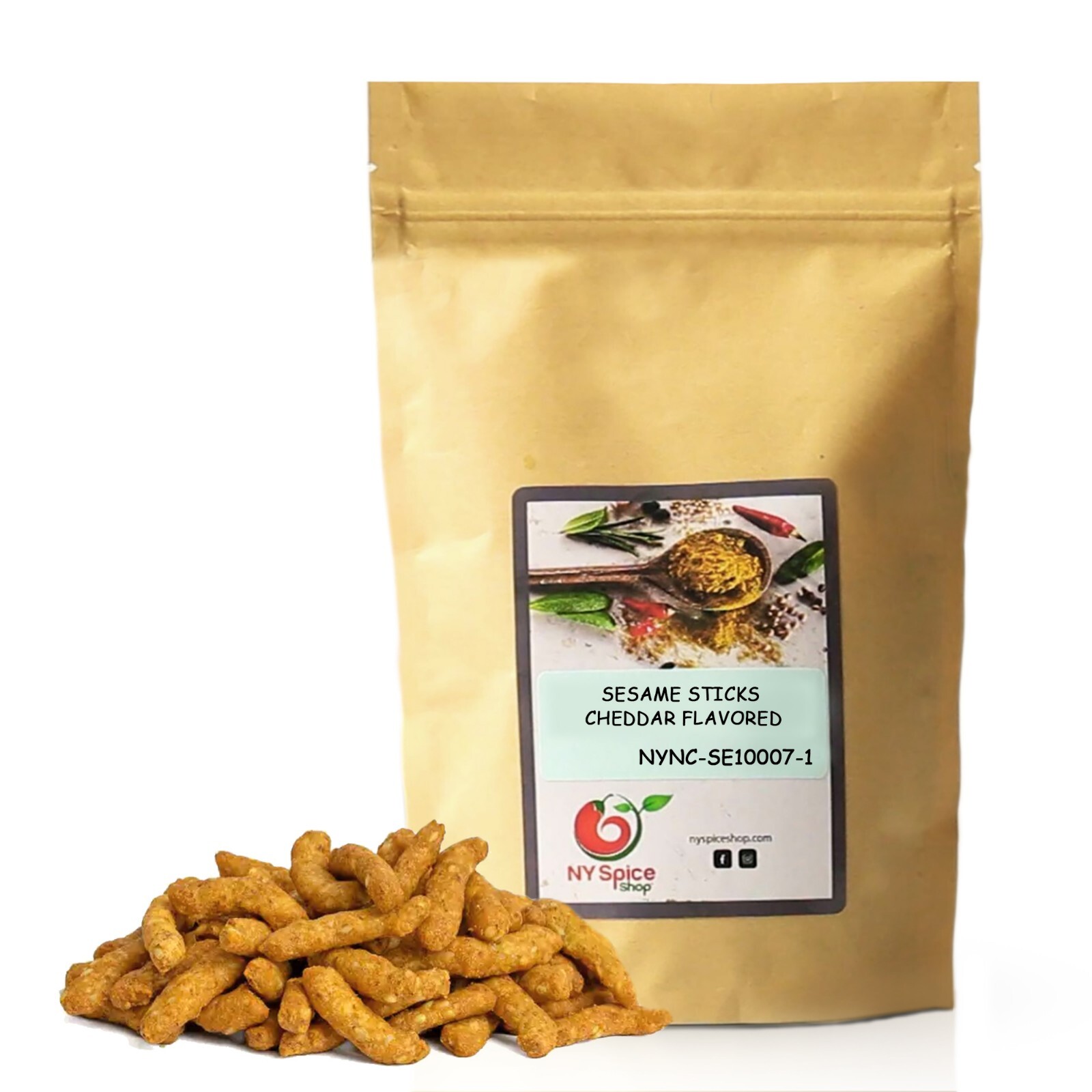Sesame Sticks Cheddar Flavored Item Weight 8oz-5lb