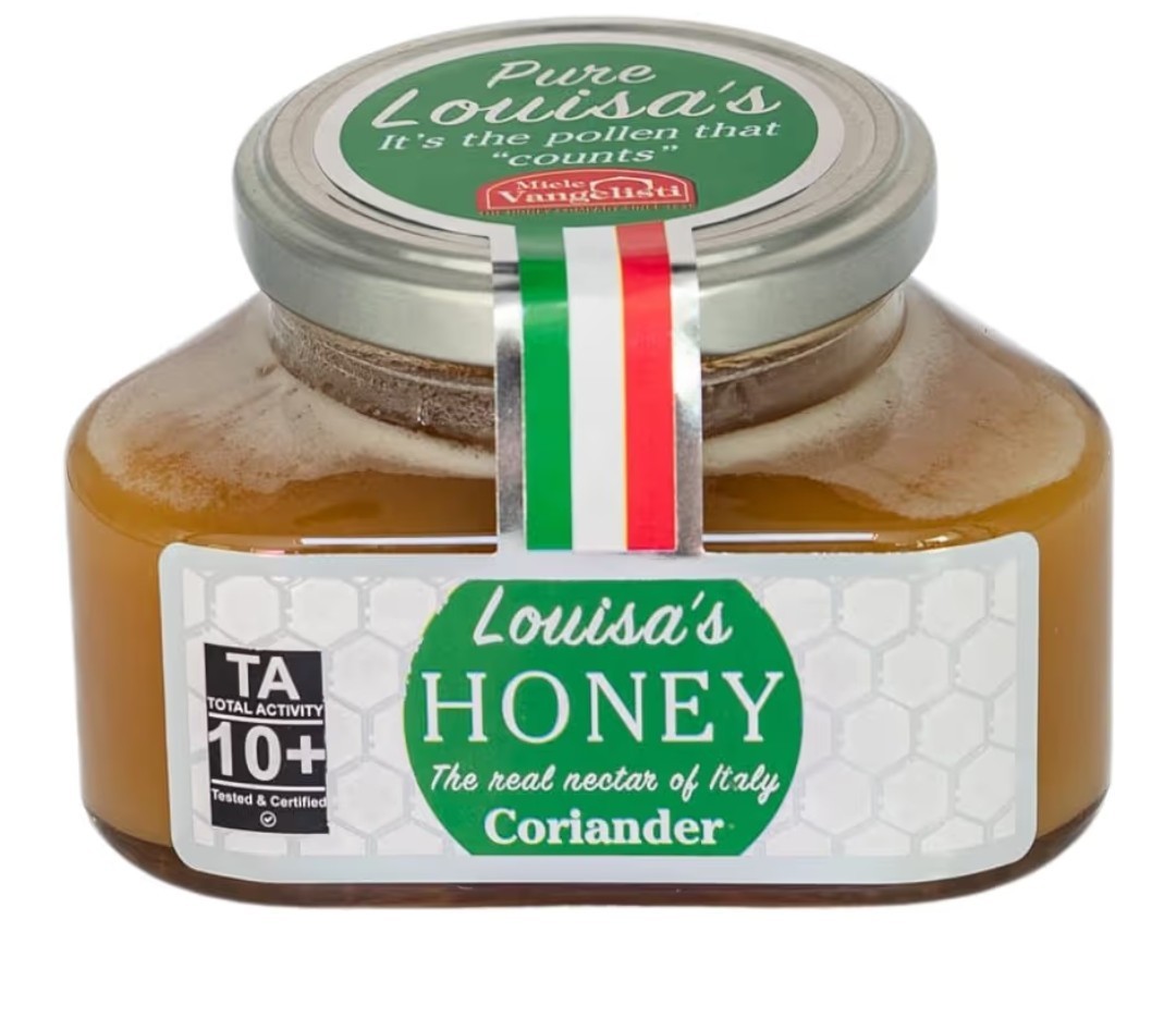 Louisa’s Raw Coriander Honey From Italy 350 Grams