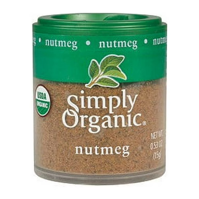 Lot of 10 Simply Organic Ground Nutmeg 0.53oz – Sealed – Bulk Pantry Clearout