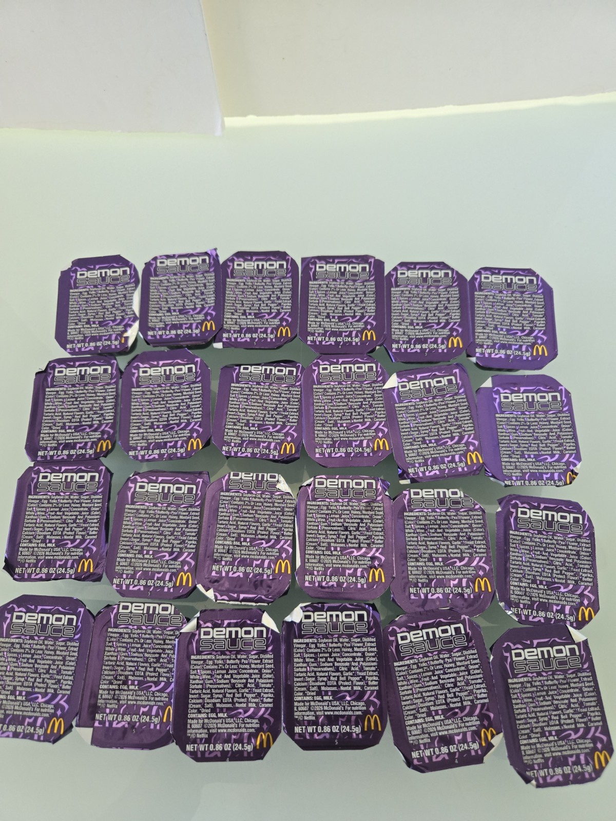 2026 McDonald’s K-Pop Demon Dipping Sauce 26 Count