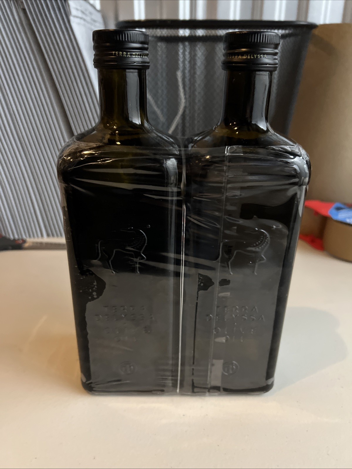 New Terra Delyssa Organic Extra Virgin Olive Oil – 1L Glass Bottles (Pack of 2)