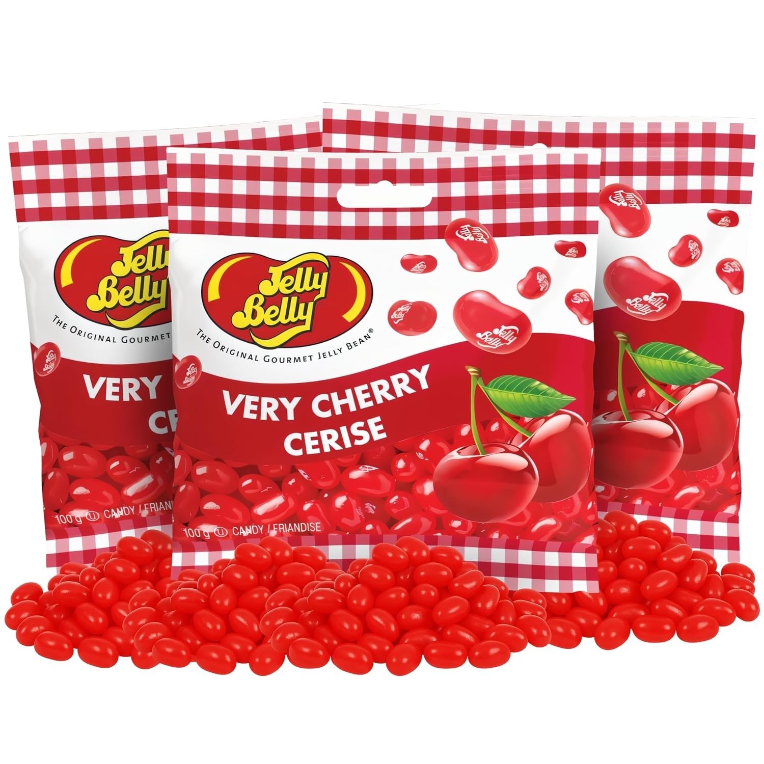 Bursting with Flavor: Very Cherry Gluten-Free Jelly Beans 3 Pack – 10.5 Ounce