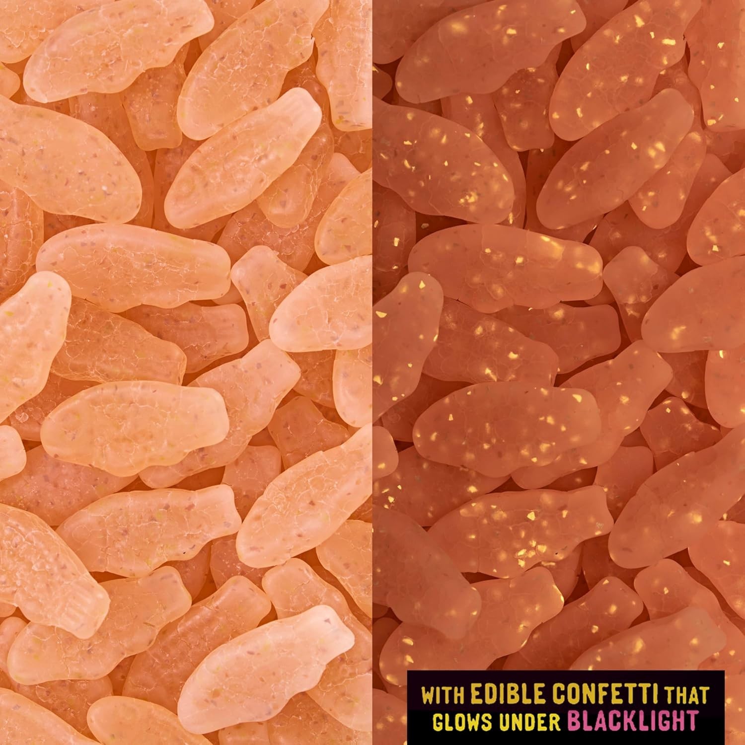 Bulk 36.96 oz Mini Glow Ups Strawberry-Watermelon Gummies with Edible Confetti