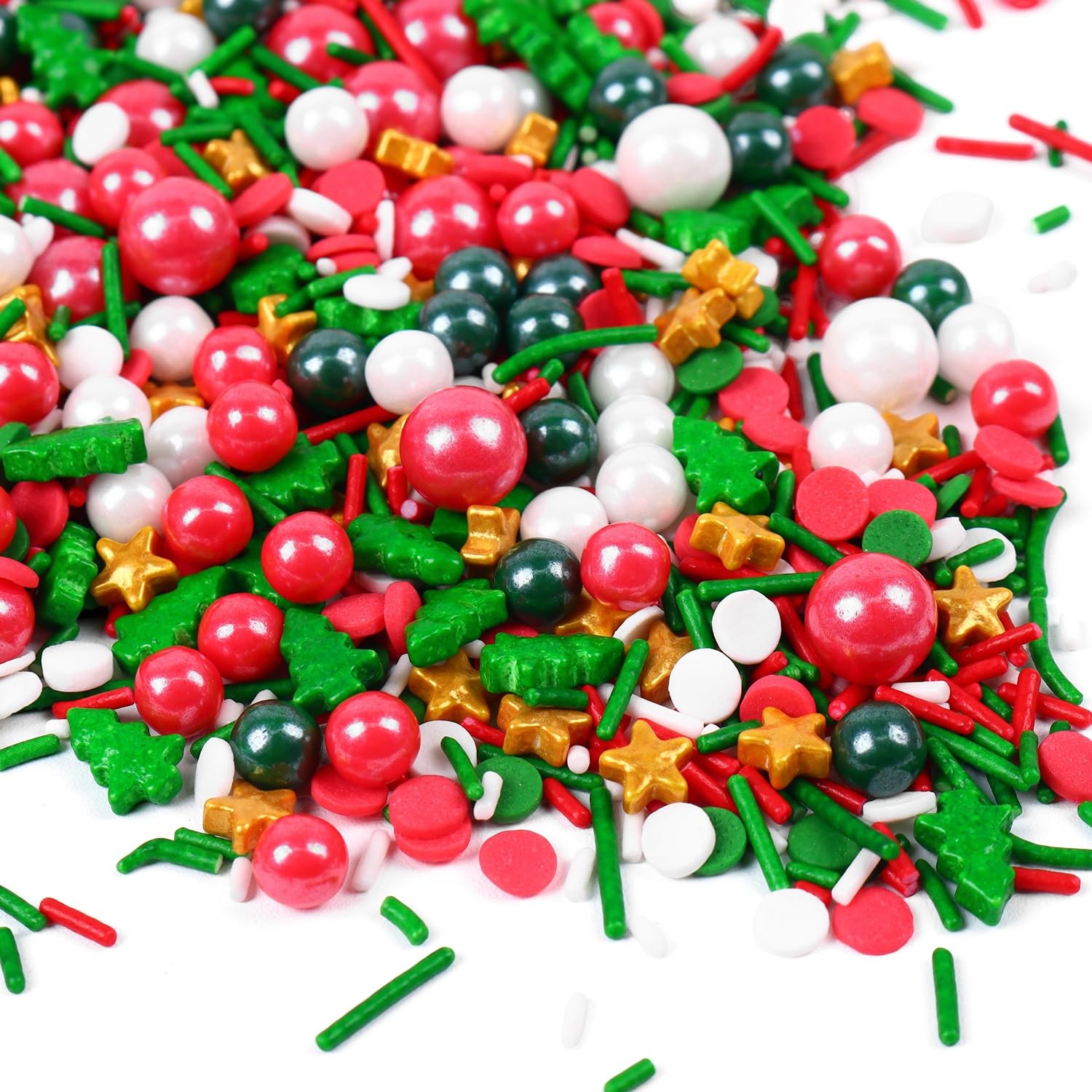 Christmas Sprinkles for Cake 7 Ounce (Pack of 1),