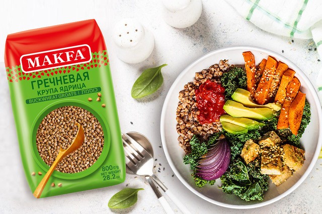 MAKFA Buckwheat Groats Premium Quality 28.2oz / 800g (Pack of 6)
