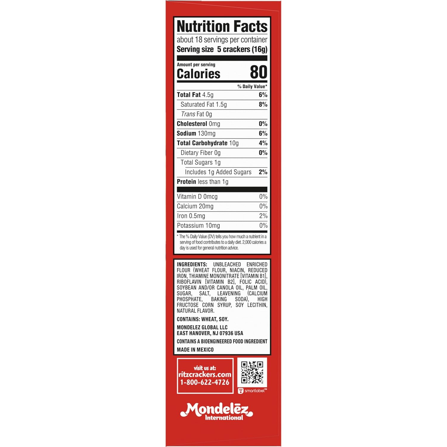 Original Crackers, Snacks for Kids and Adults, Bulk Lunch Snacks, 6 – 10.3 Oz Bo