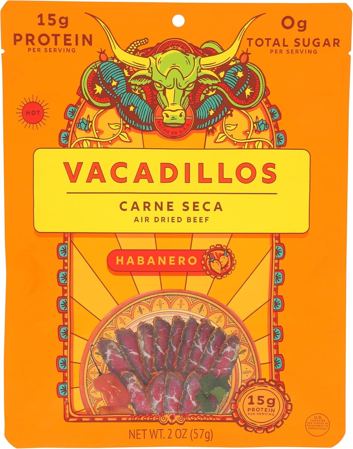 Carne Seca Habanero, 2 Ounce