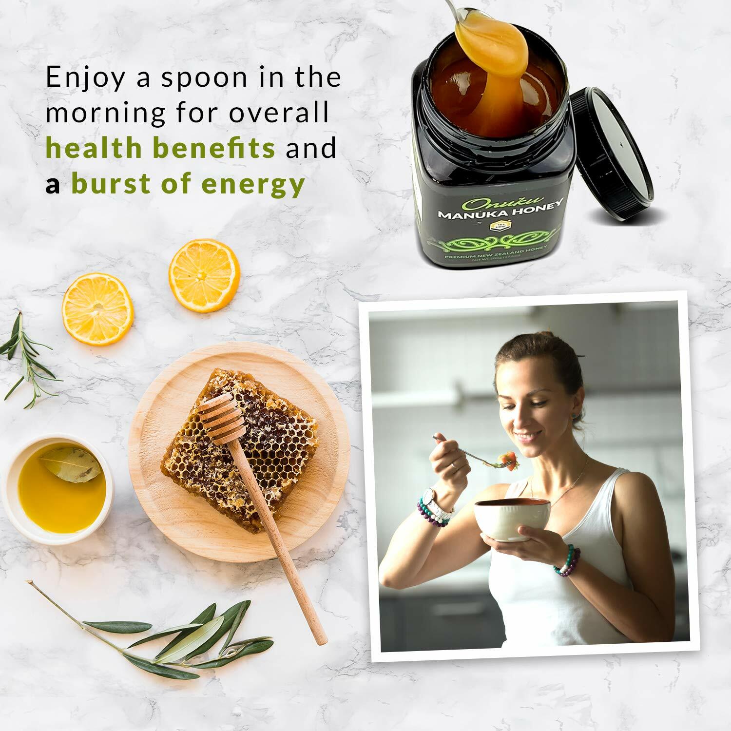 Onuku Manuka Honey Certified UMF 5+ (MGO 85+), New Zealand, 500g (17.64z)