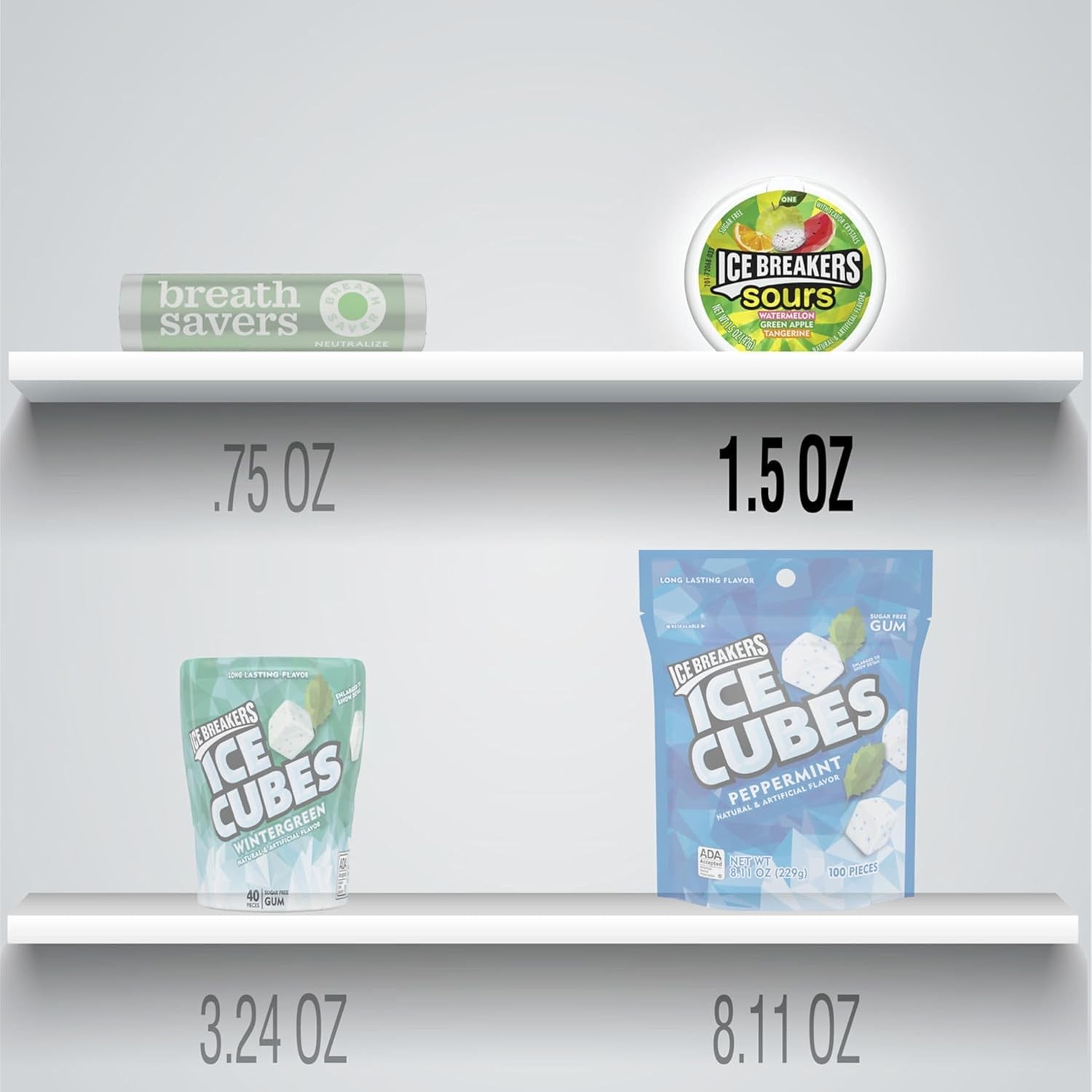 Sugar-Free Assorted Sour Fruit Mints – 1.5oz Tins, Perfect for All Occasions!