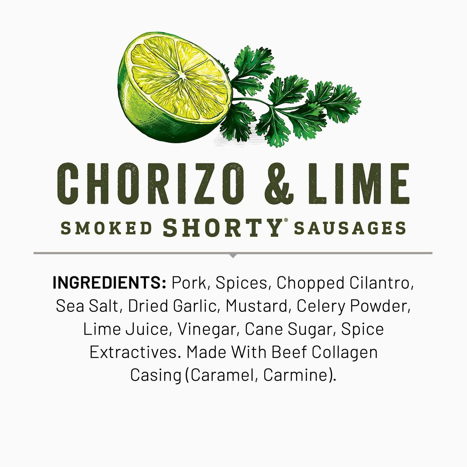 Duke’s Pork Chorizo & Lime Smoked Shorty Sausages, 7g 5 Ounce (Pack of 1)