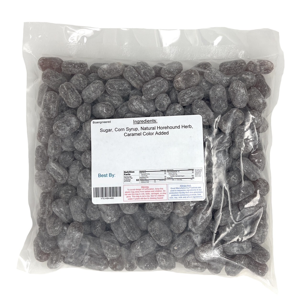 Claey’s Horehound Sanded Hard Candy, 2lbs. & 4lbs.~YANKEETRADERS® ~FREE SHIPPING