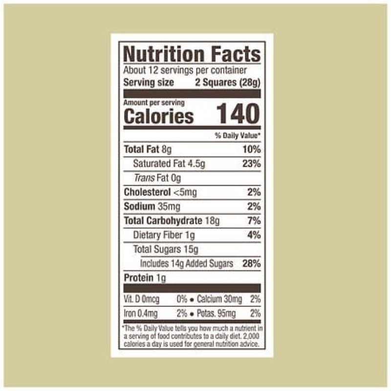 Premium Chocolate Squares Assortment 12.5 OZ