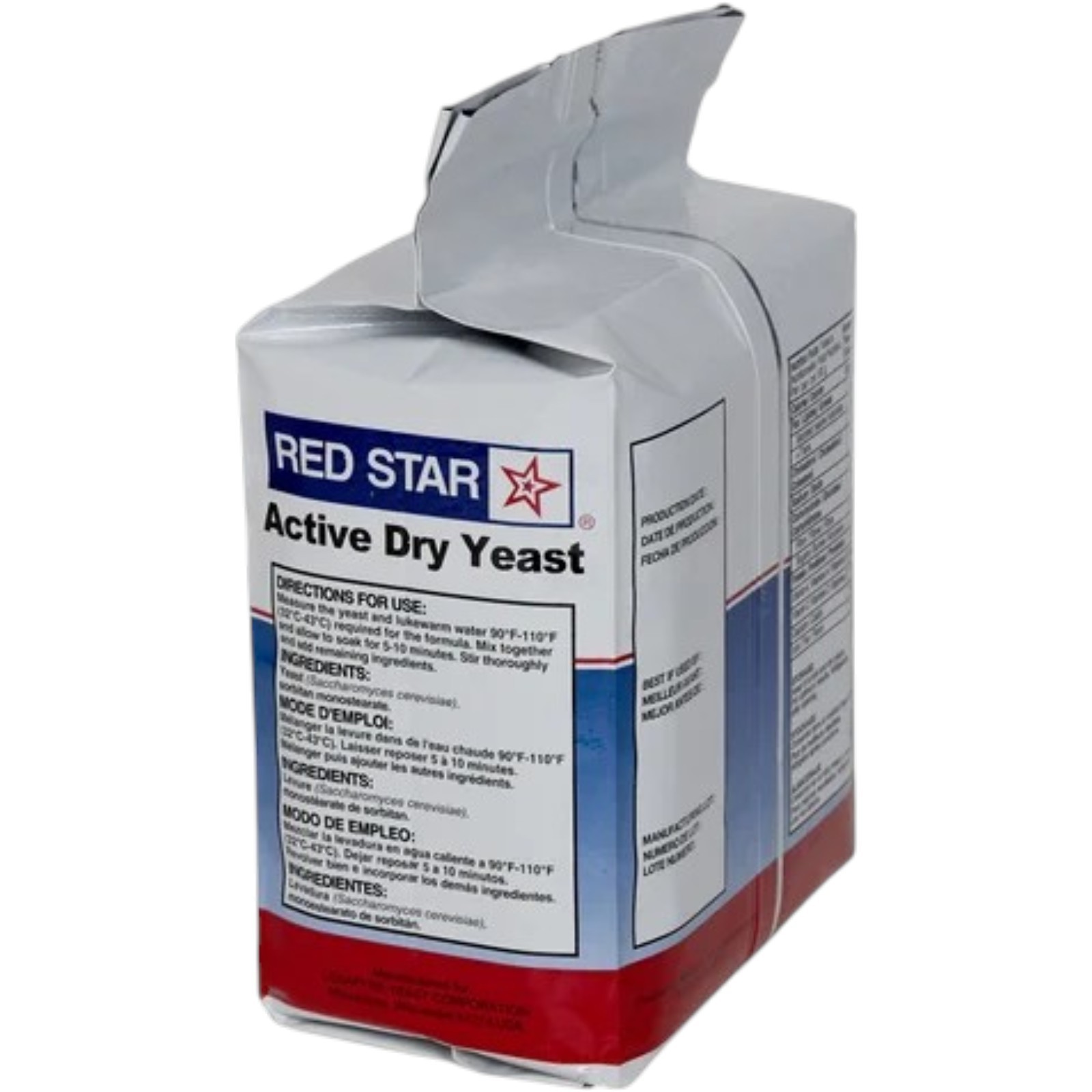 Premium New Red Star Active Dry Yeast – 2 lbs 908g (32oz) Bread – Exp. 03/2028