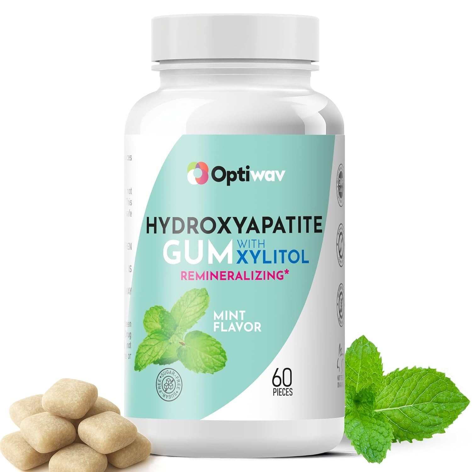 Optiwav Nano Hydroxyapatite Remineralizing Gum – Teeth Mineralizing Re-Minera…