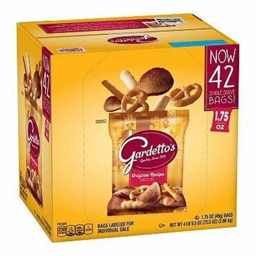 Gardetto’s Original Recipe Snack Mix, 1.75 oz Each – 1 Packk ( 42 Bags Total )