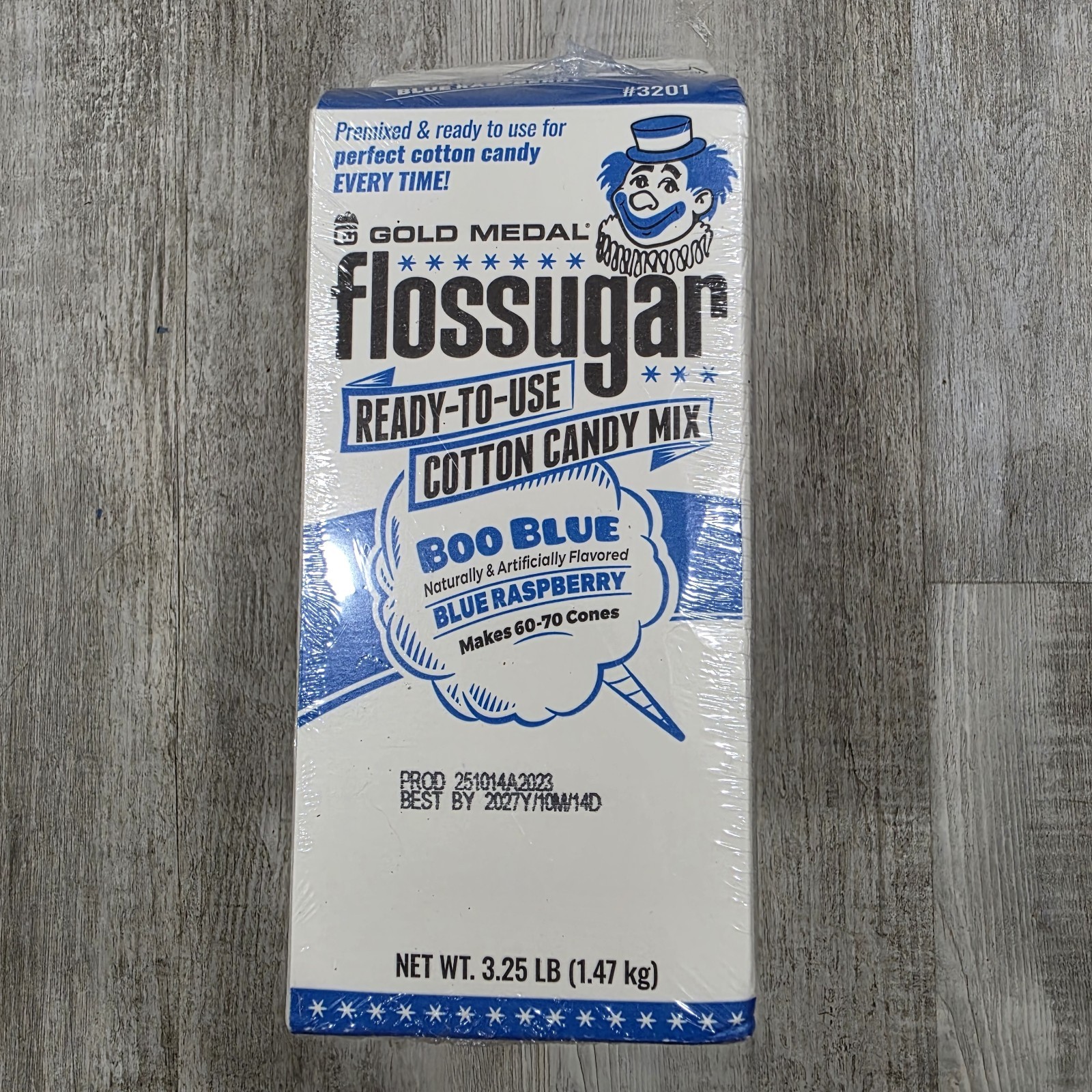 Pink Vanilla Blue Raspberry Flossugar Ready to use Cotton Candy Mix 3.25 LB 2pk