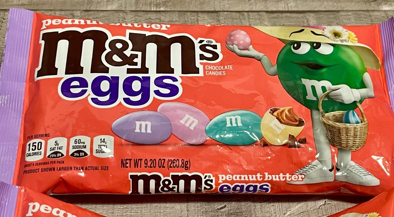 M&M’s Peanut Butter Spring Pastel Easter Eggs 9.2 oz. Bags (3 Bags)