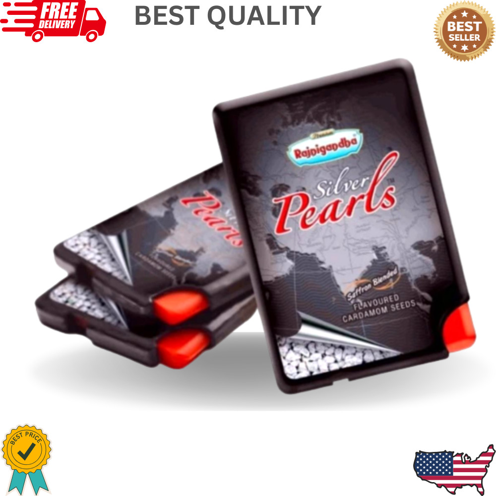 Rajnigandha Silver Pearls USA PACK 1 Saffron Blended Seed Mouth Fresh Free Ship