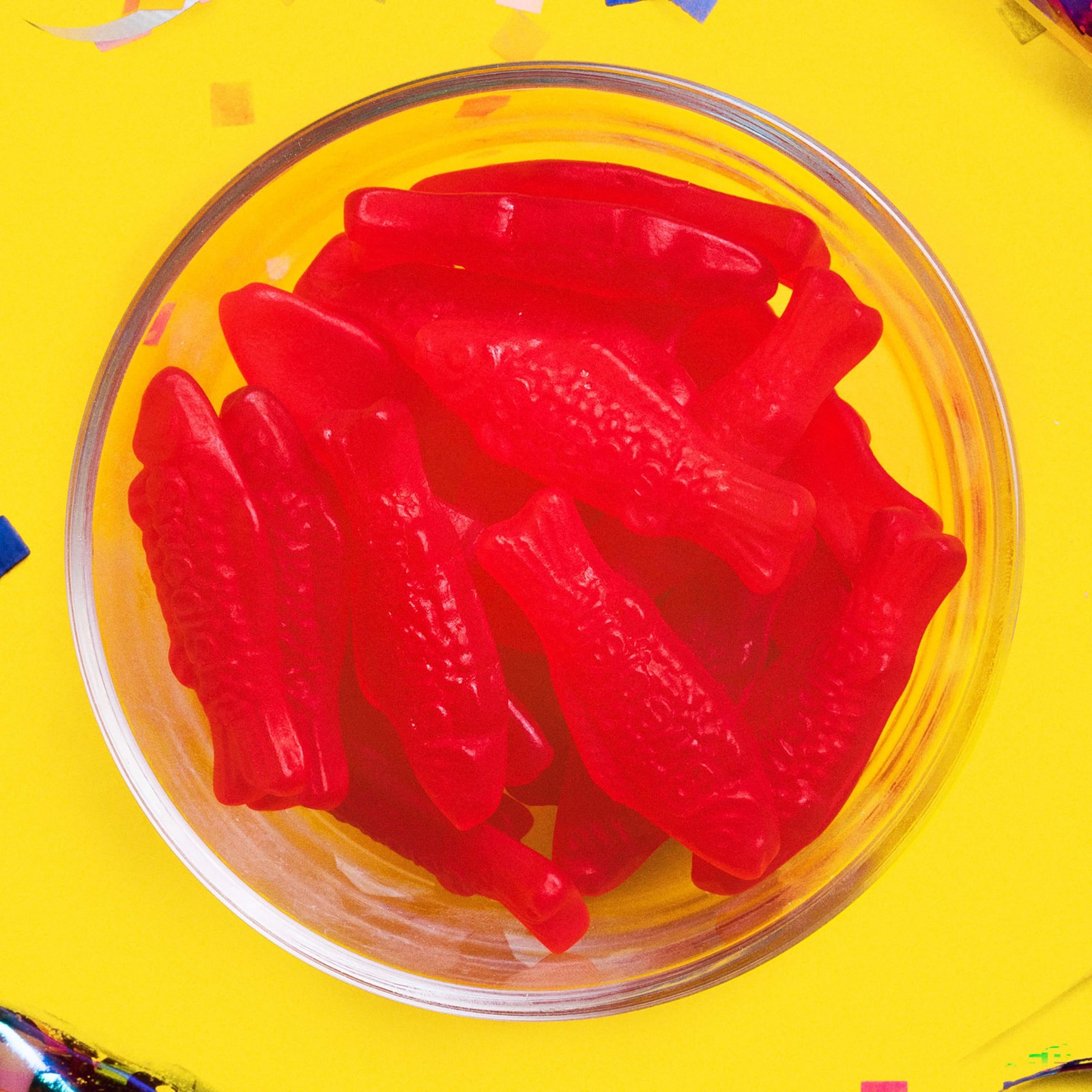 SWEDISH FISH Soft & Chewy Gummy Candy, Bulk 80 Ounce (Pack of 1), Red