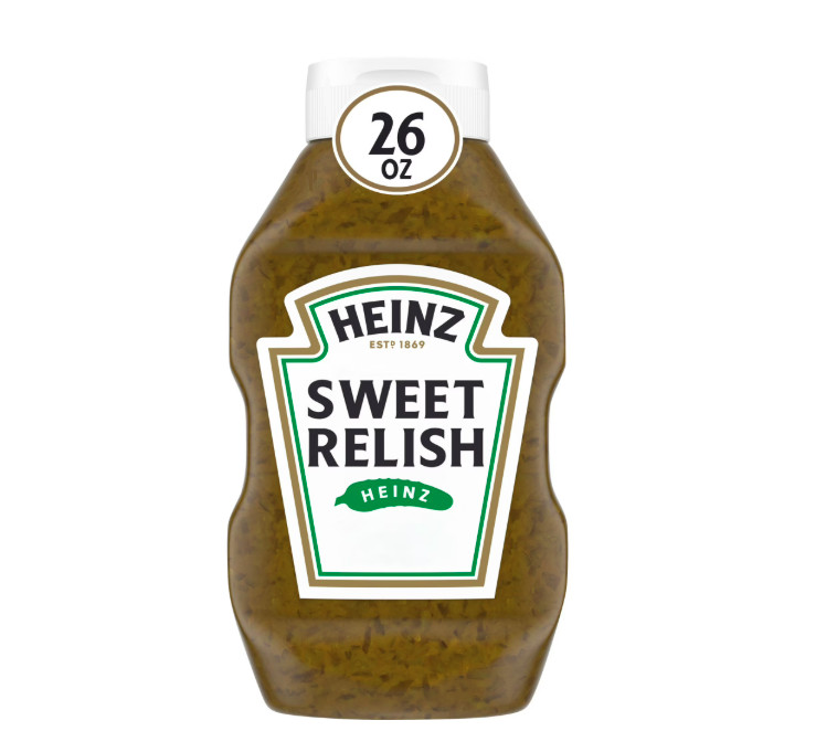 (4 pack) Heinz Sweet Relish, 26 fl oz Bottle