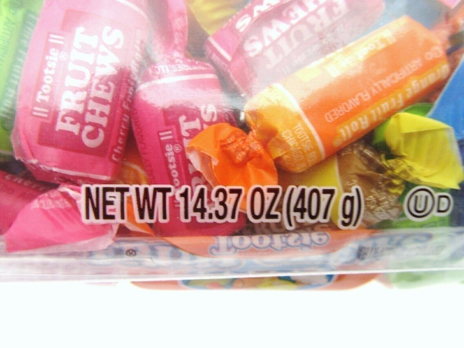 Tootsie Roll Fruit Chews Assorted Fruit Rolls Candy Candies ~ 14.37oz bag