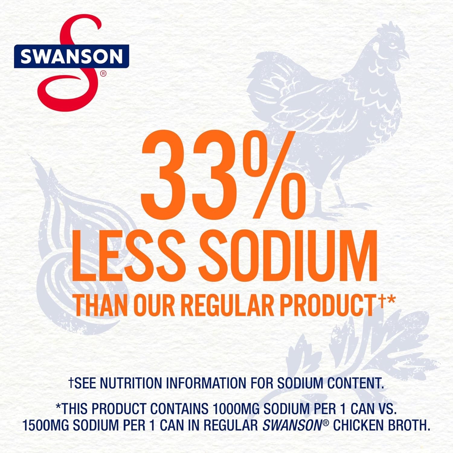 Natural Goodness 33% Less Sodium Chicken Broth, 14.5 oz Can