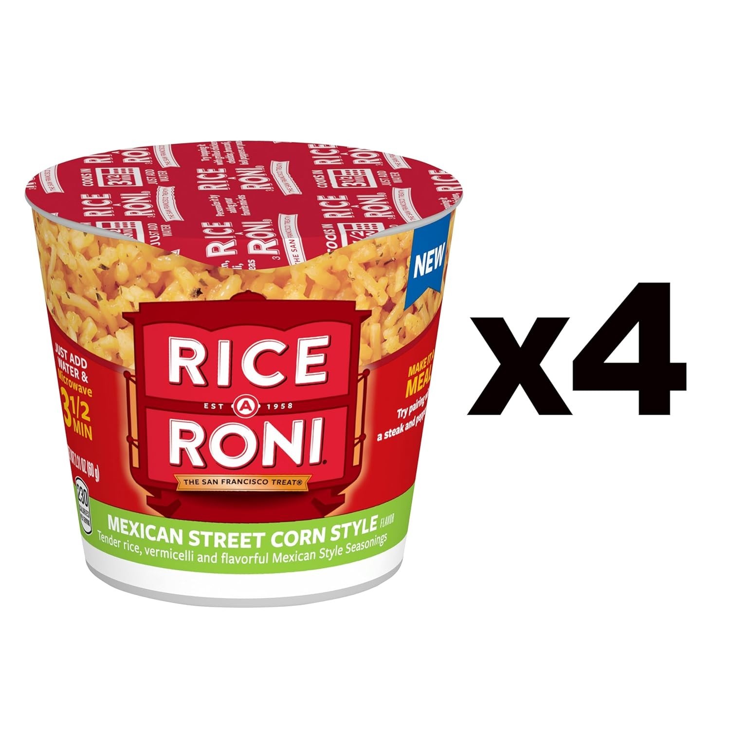 Savor the Flavor: 4 Pack of Quick Mexican Street Corn Cups – Only 3.5 Minutes