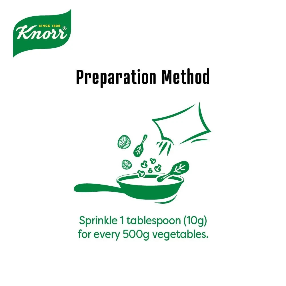 Knorr Seasoning Asian All Purpose for Meat & Vegetable by Unilever 300g x 3