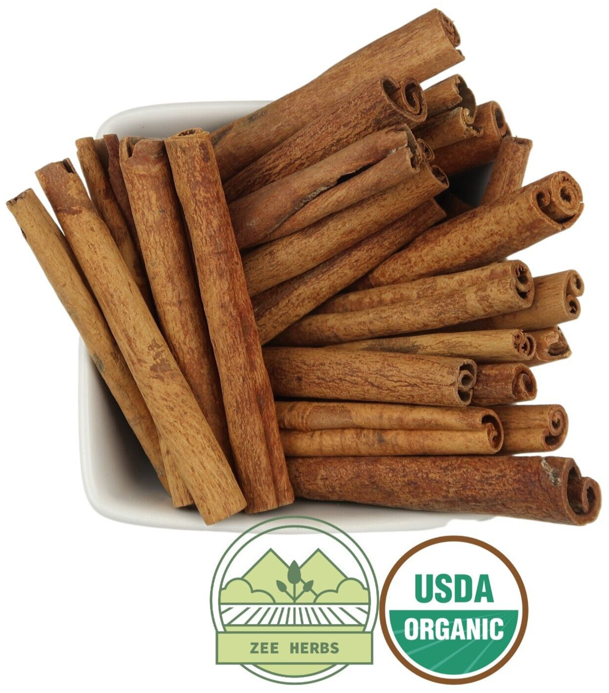 Organic Cinnamon 2-3/4″ Sticks, (Cinnamomum Cassia)