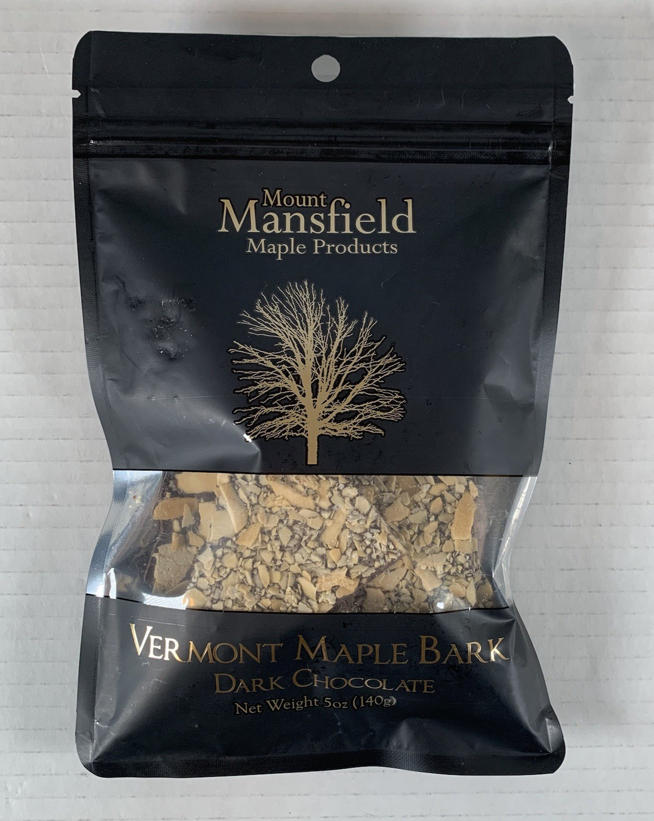 VERMONT Maple Bark Dark Chocolate with Maple Candy – 5 Oz (140g) BB 11/2026
