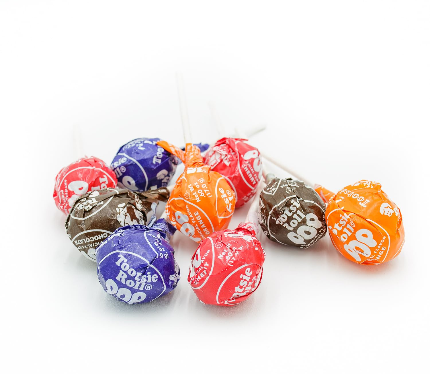 POPS Lollipops 1 Lb – Bulk Bag, 5 Assorted Flavors, Gluten Free, Chewy Center &