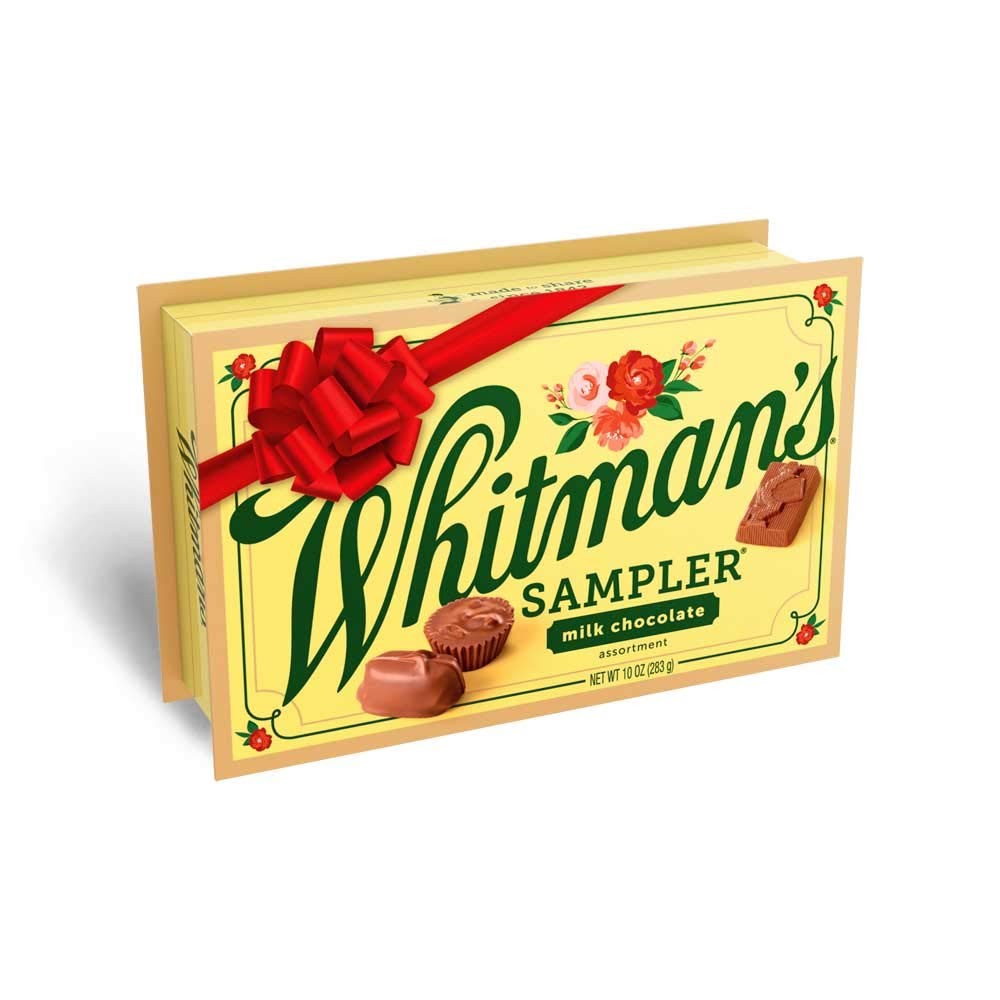 Whitman’s Milk Chocolate Sampler Assorted Chocolates Gift Box 10 oz BB 04/2026