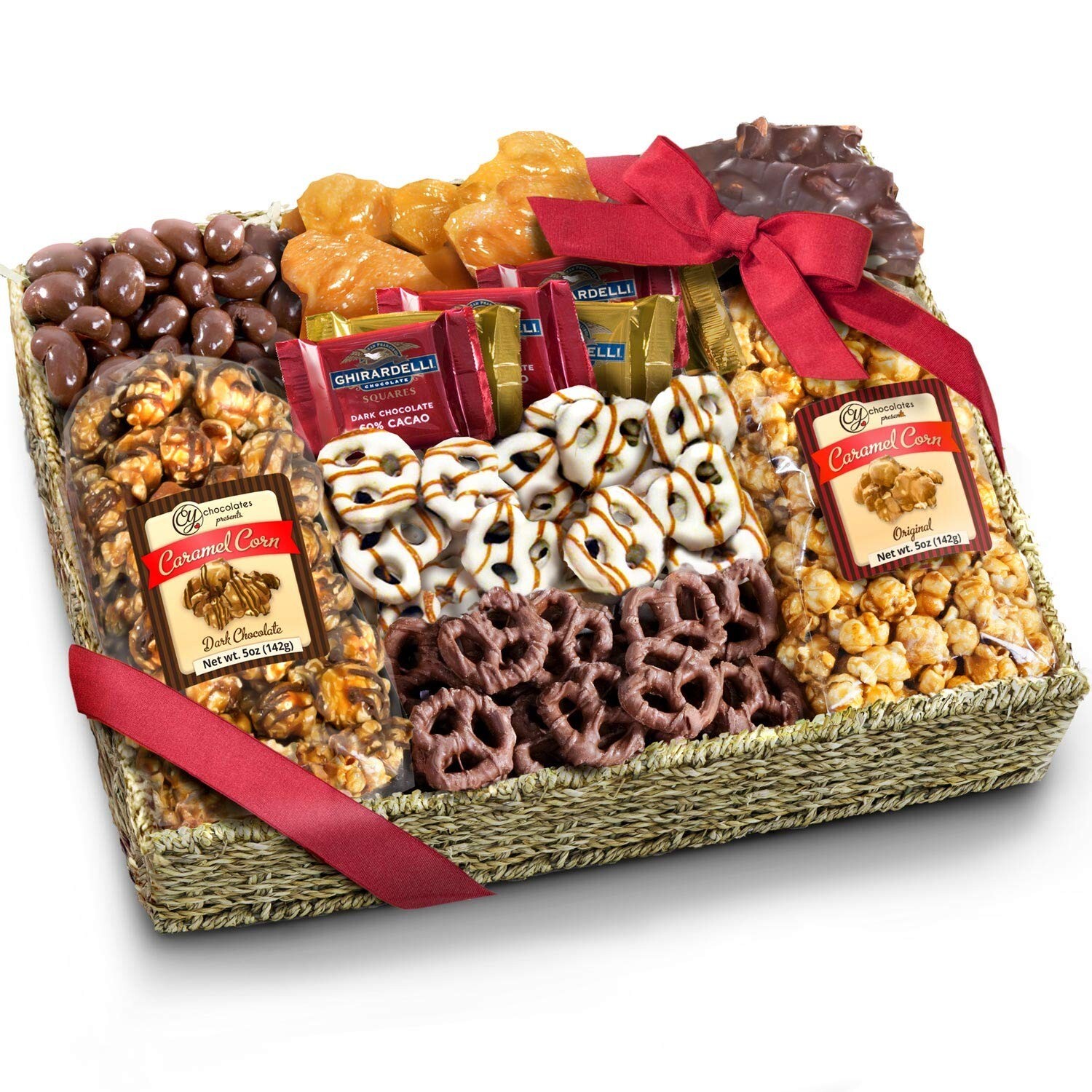 Easter Egg Gift Basket Inside Chocolate, Caramel and Crunch Grand For Kids Adult