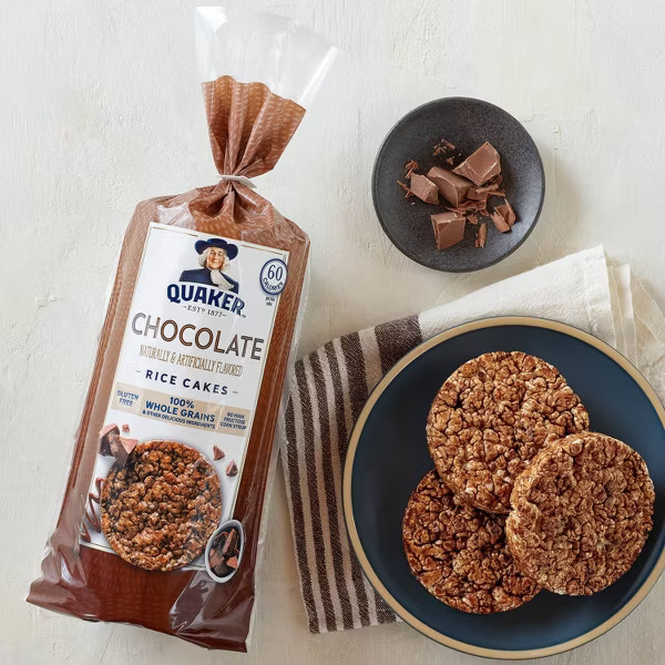 Quaker Chocolate Gluten Free Large Rice Cakes – 7.23oz