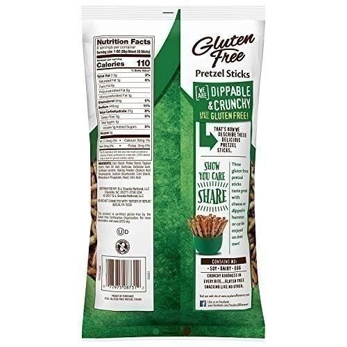 Snyder’s of Hanover All Natural Gluten-Free Pretzel Sticks 8oz. (Pack of 2)