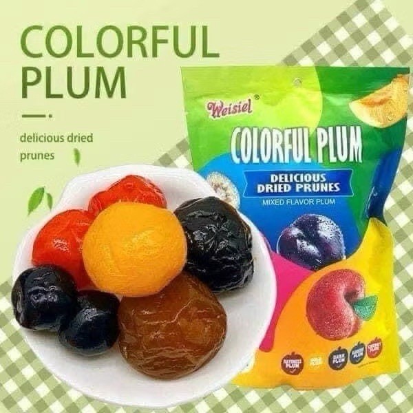 O Mai XI MUOI Colorful Plum Mixed Flavor Dried Prunes,408 Gram