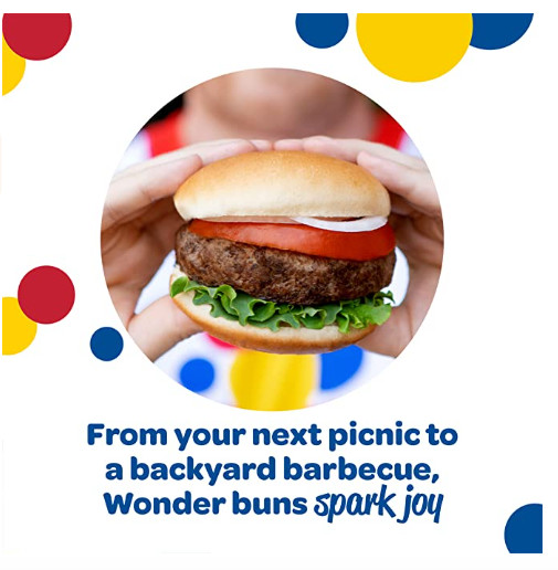 Wonder Bread Classic Hamburger Buns – 15 oz Package