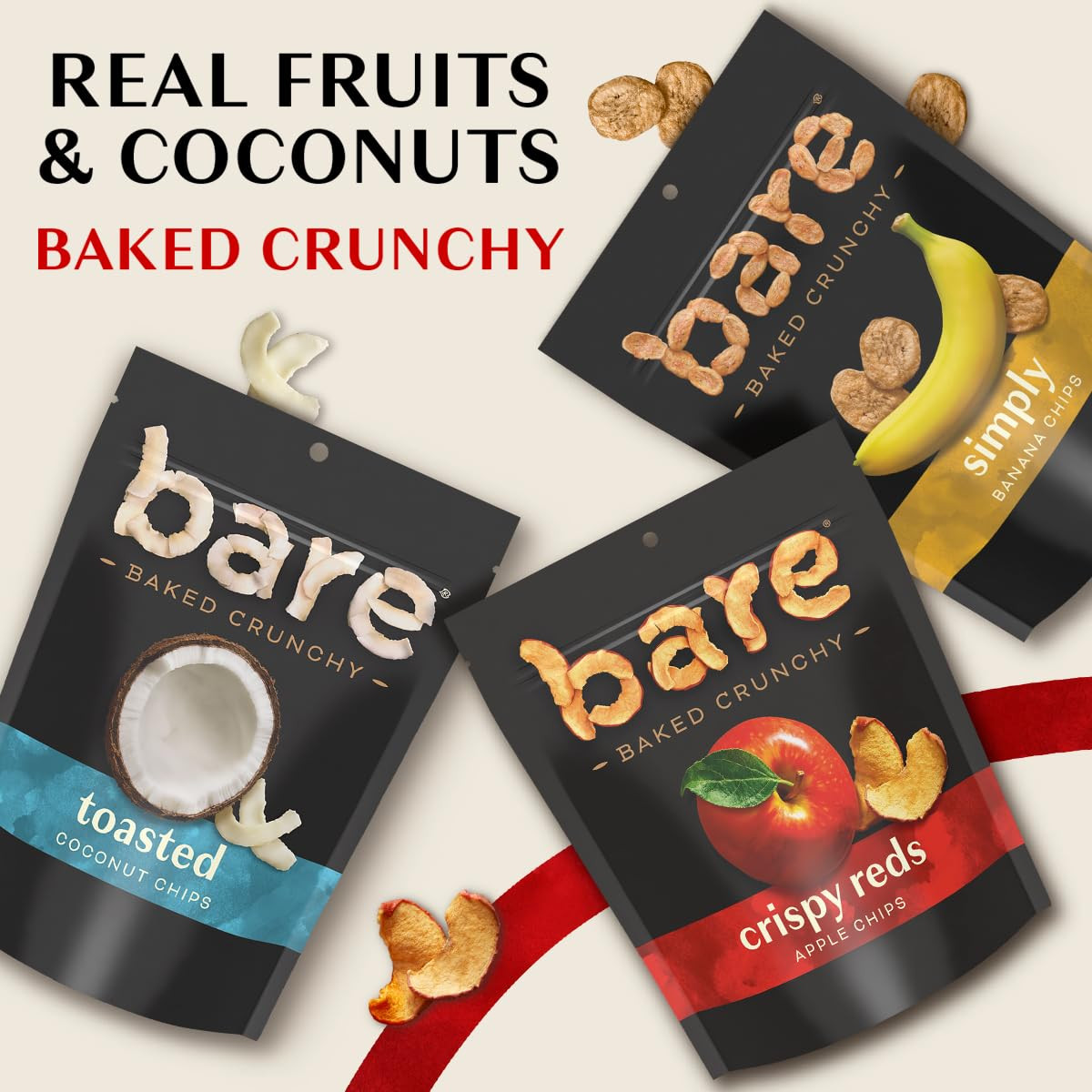 Baked Crunchy, Fruit Variety Pack, 0.53 Ounce (Pack of 16)