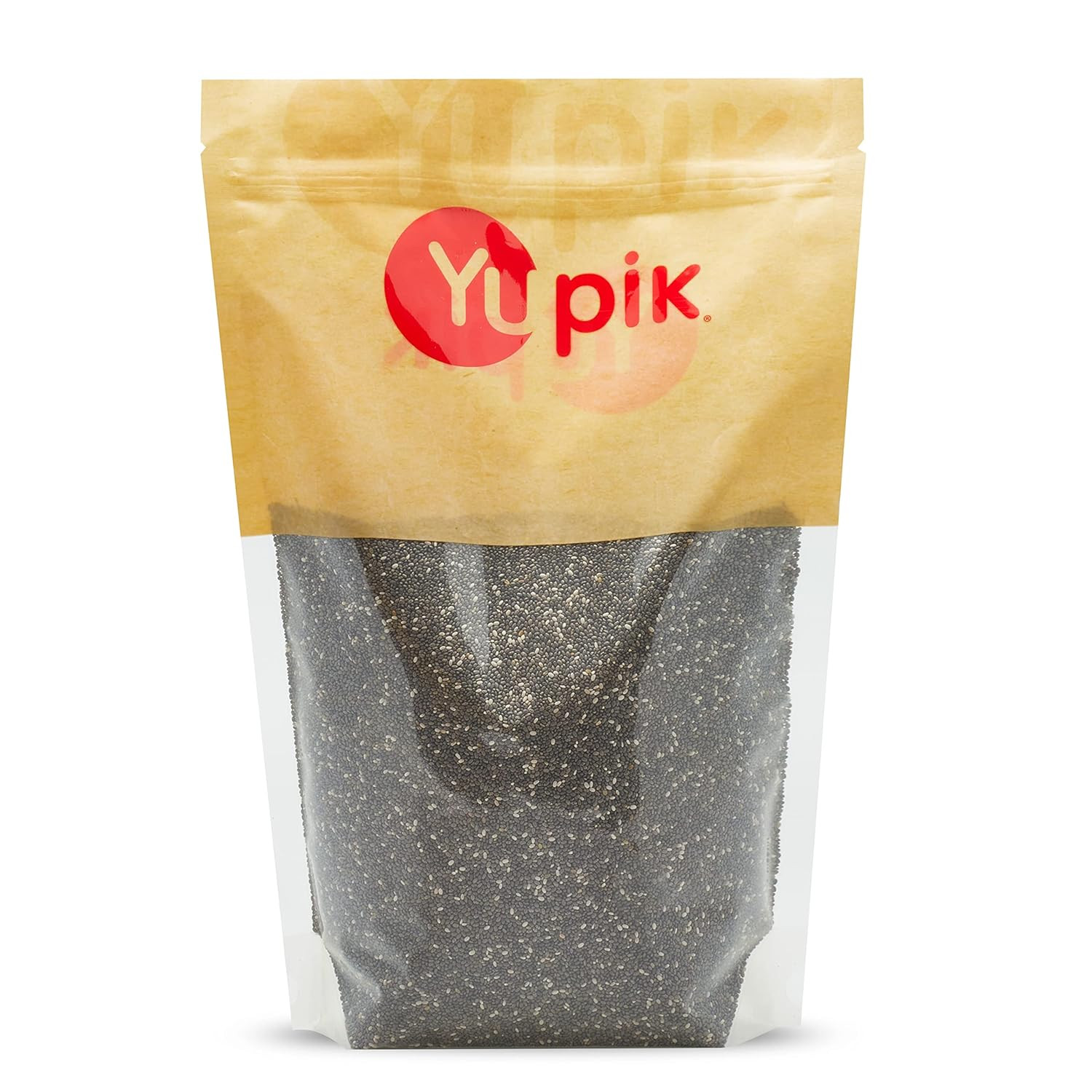 Yupik Raw Black Chia Seeds, 2.2 Lb (35.2 Oz), Gluten-Free, Kosher, Vegan, Natura